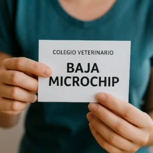 baja de microchip mascotas